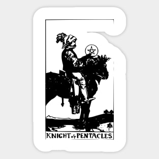 knight of pentacles Sticker